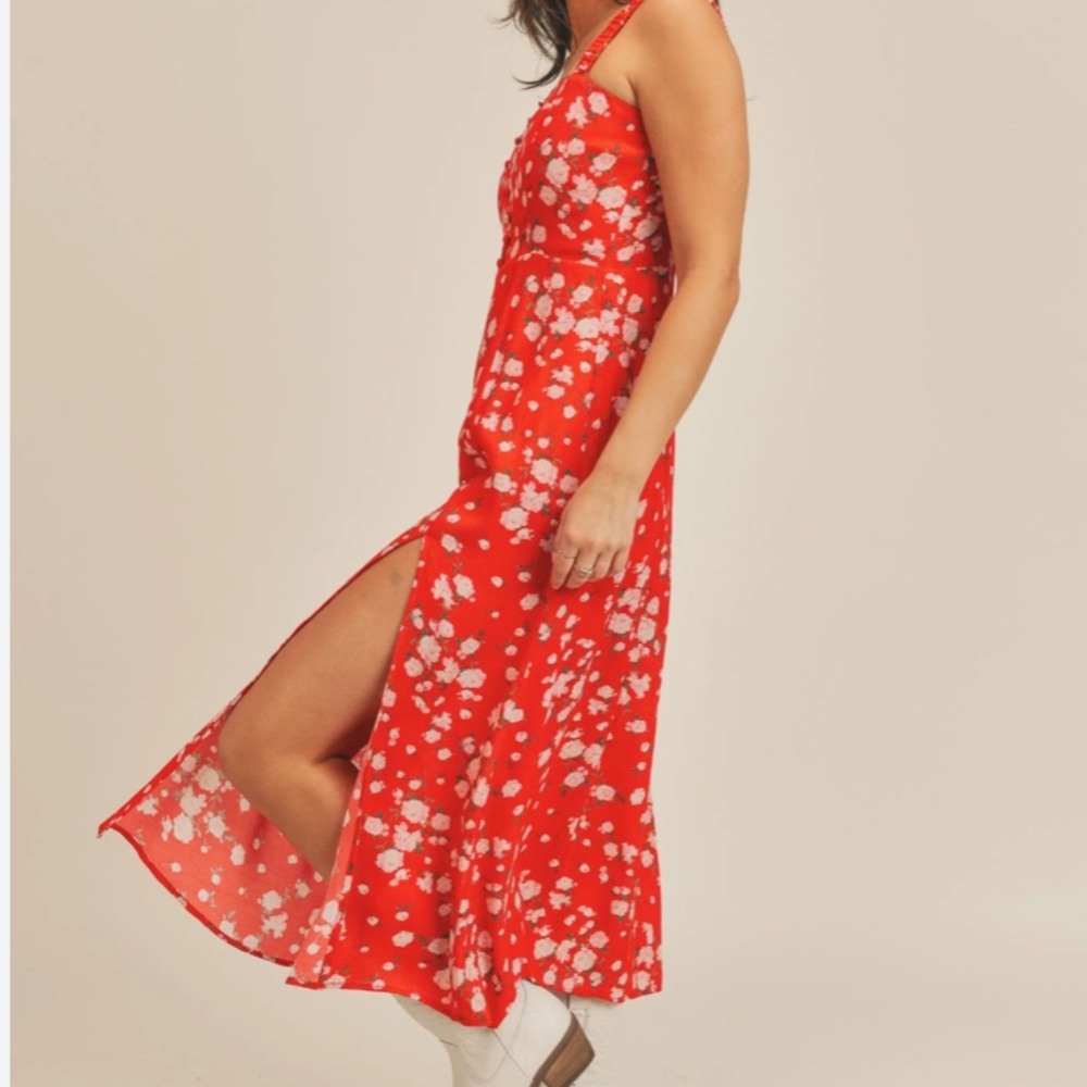 Poppy Floral Midi Dress by Sage - Picture 2 of 9